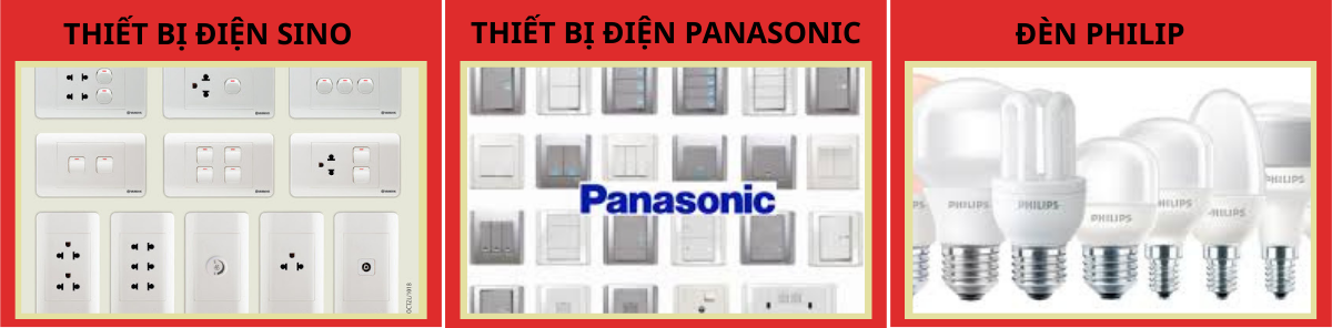 thiết bị điện trong thi công xây nhà trọn gói