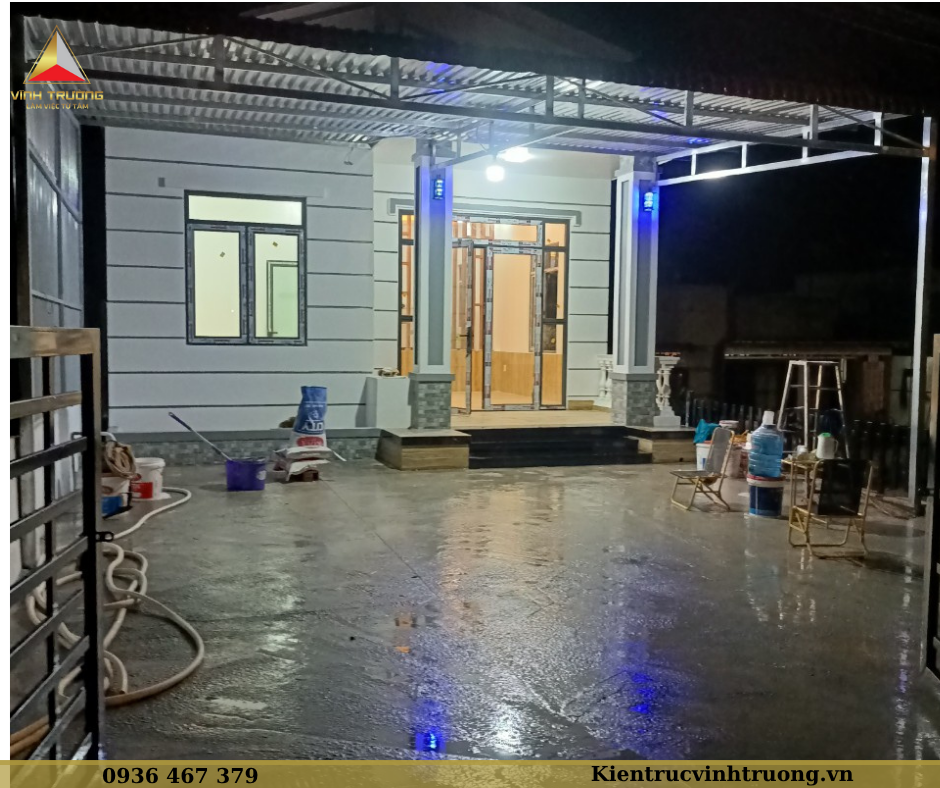 thi công phần hoàn thiện nhà anh Ân Lâm Đồng 4