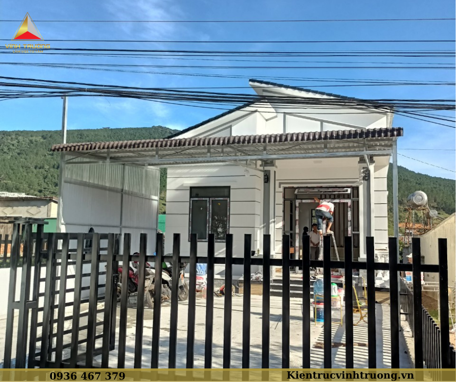 thi công phần hoàn thiện nhà anh Ân Lâm Đồng 4