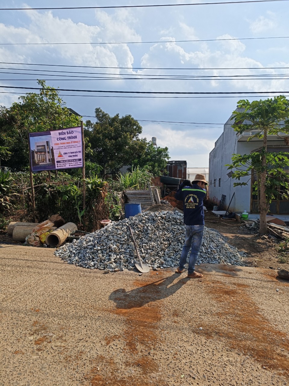 Chuẩn cho công đoạn làm móng nhà