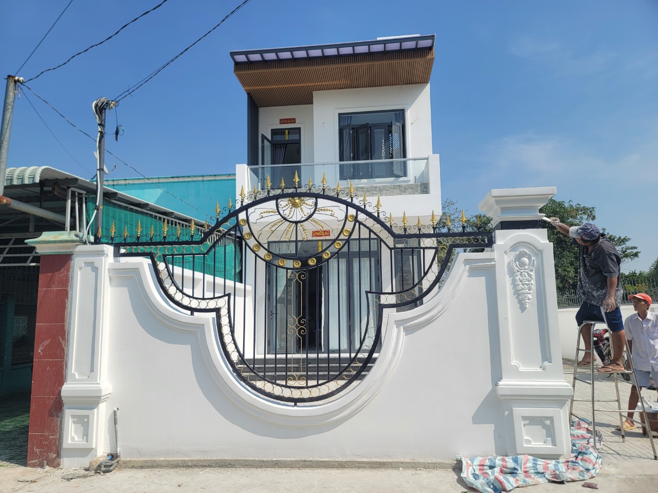 Nhà chị Hoa được xây bởi dịch vụ xây nhà trọn gói tại Kiến Trúc Vĩnh Trường