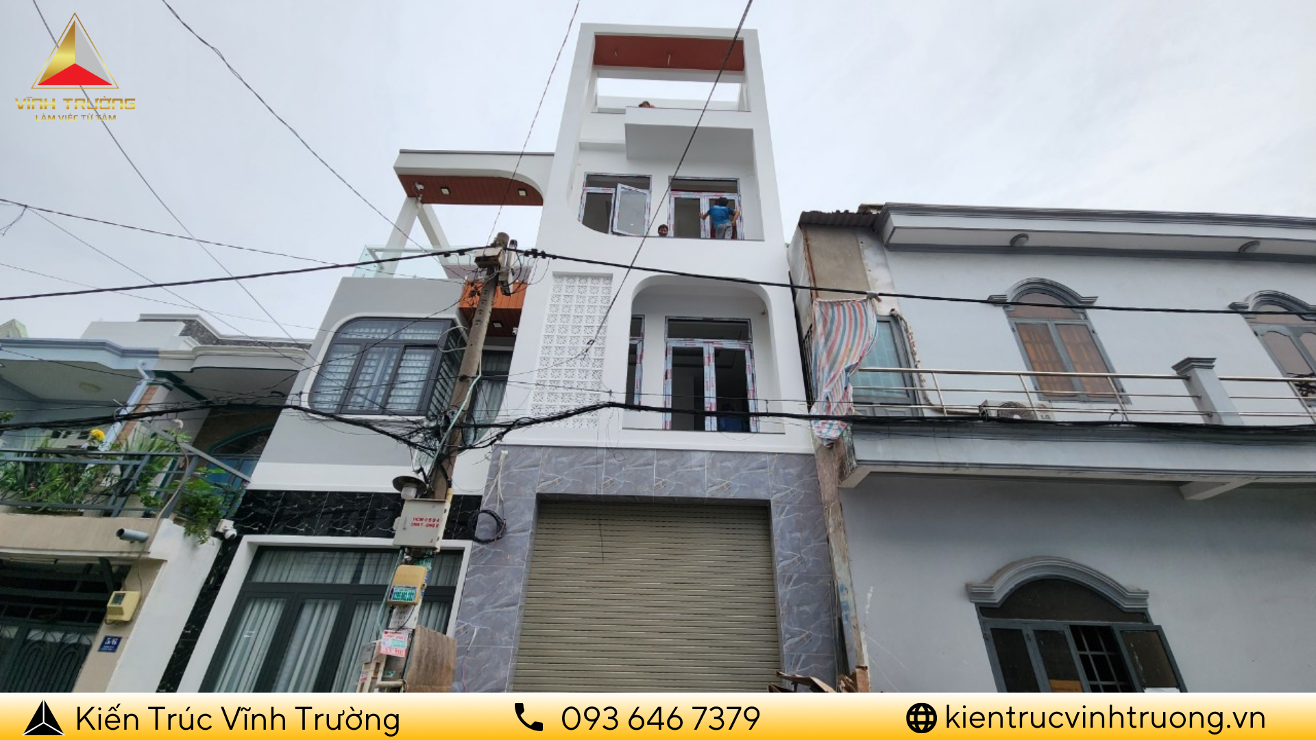Hình ảnh thực tế nhà cô Mười khi sử dụng dịch vụ xây nhà trọn gói quận 12