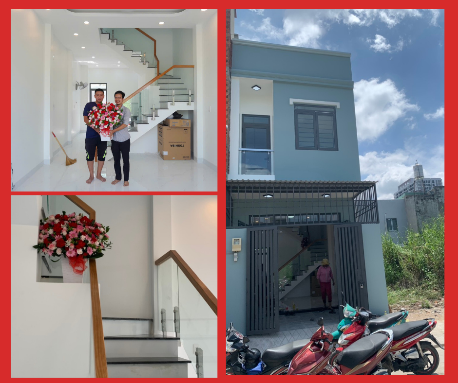Bàn giao nhà cho chị Thanh tại quận 9