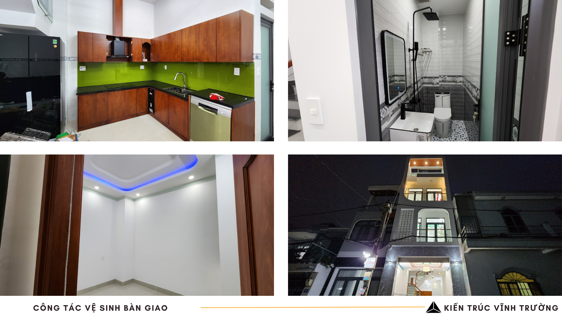 Thi công hoàn thiện trước khi bàn giao