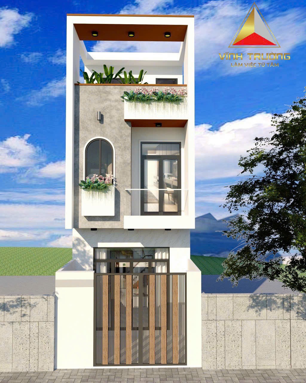 Mẫu nhà Anh Đạt quyết định thi công xây nhà trọn gói Thủ Đức do Kiến Trúc Vĩnh Trường thực hiện
