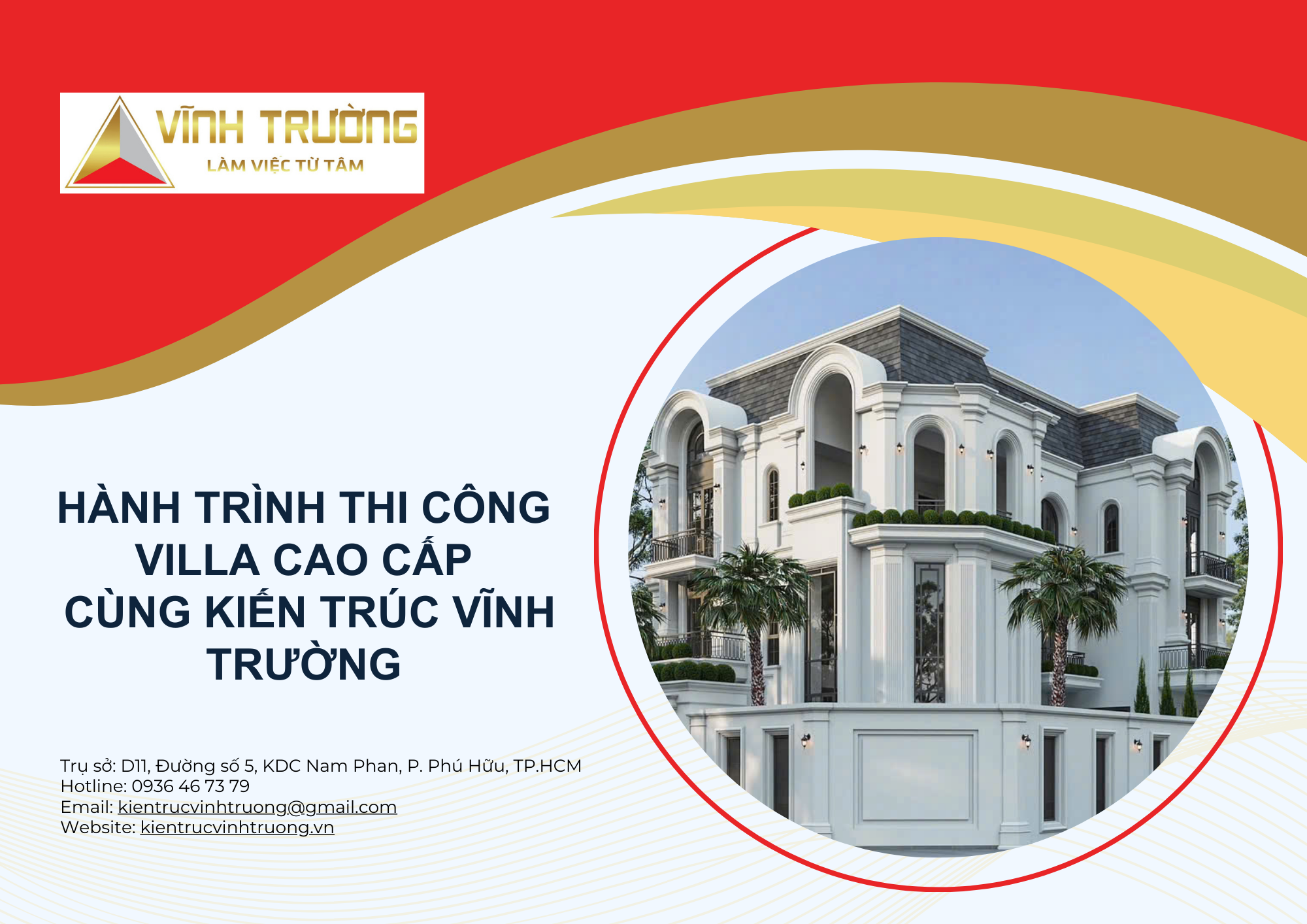 Hành Trình Thi Công Villa Cao Cấp Cùng Kiến Trúc Vĩnh Trường với dịch vụ xây nhà trọn gói tại Cà Mau